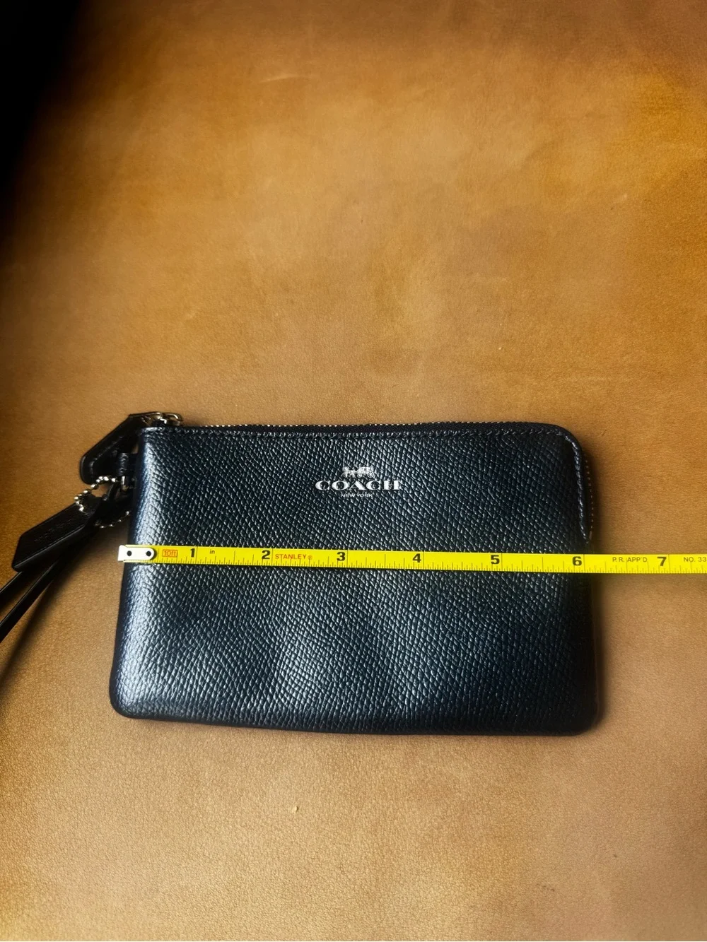 Coach navy leather